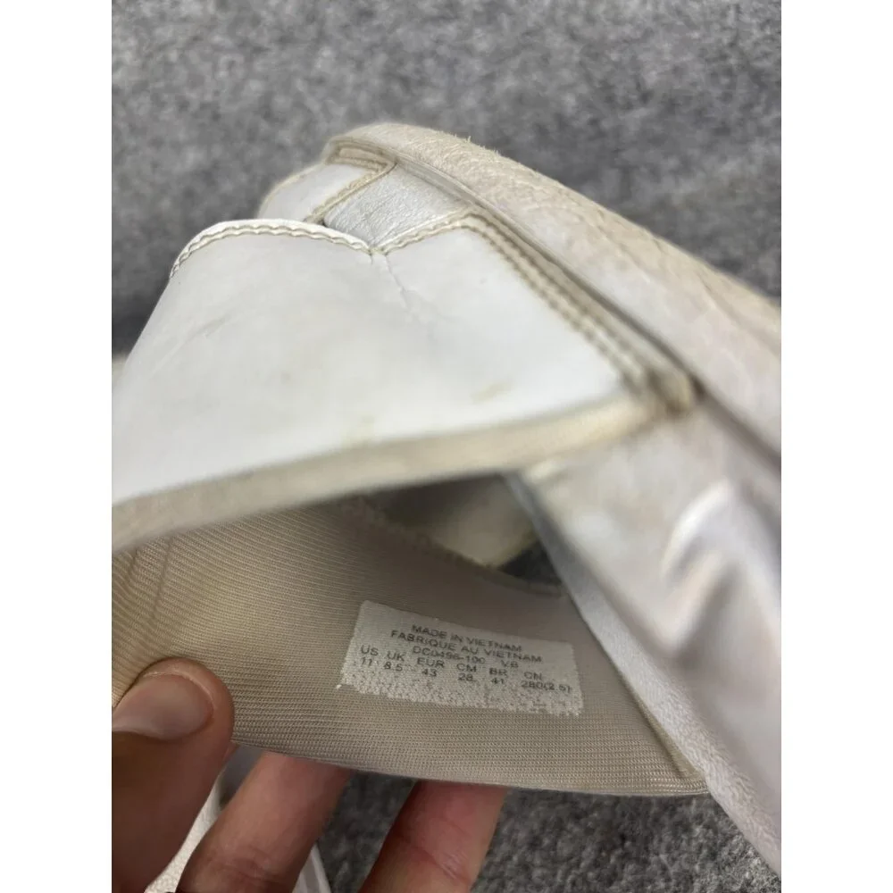 Nike Slide Sandals Shoes Womens‎ Size 11 White Double Strap Comfort Casual